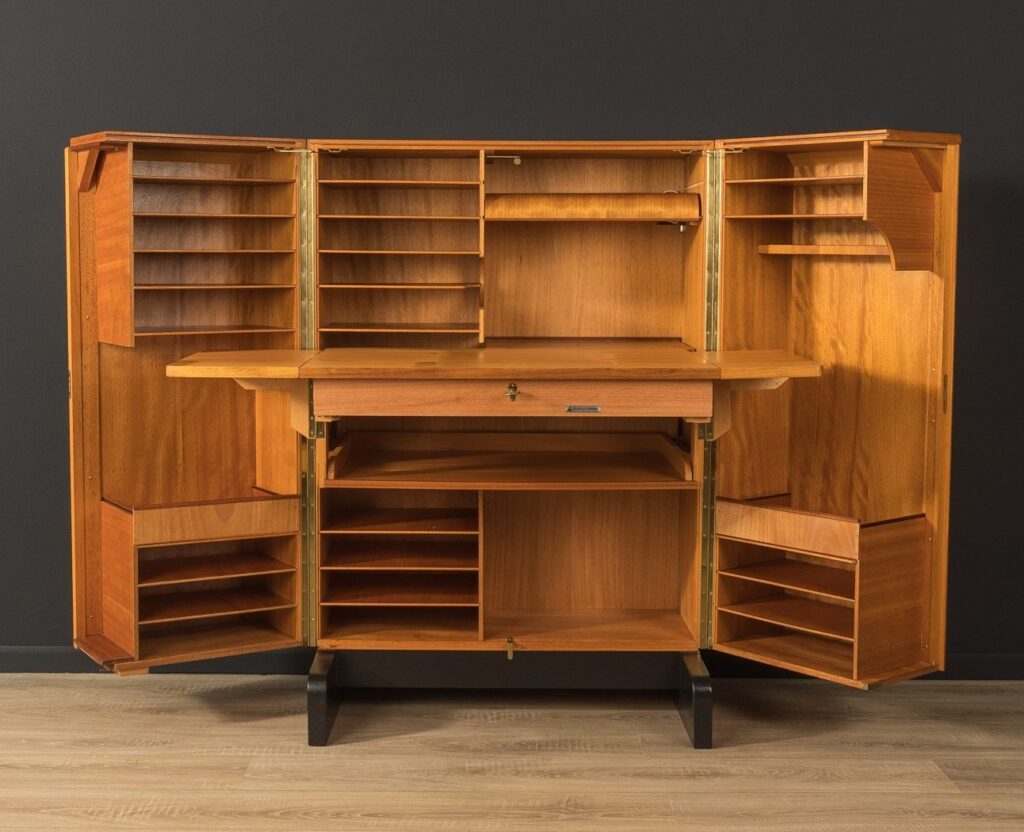Unique Hausbuero home office cabinet by Schreibmayr Suisse, 1960s Switzerland